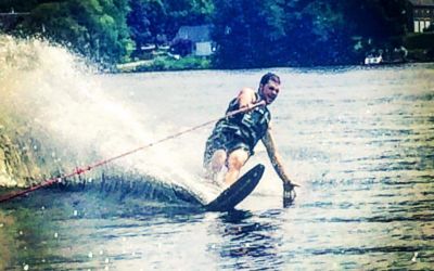 Waterskiing Josh 1